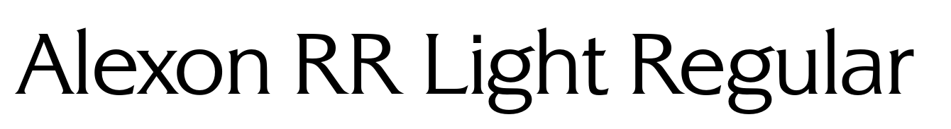 Alexon RR Light Regular